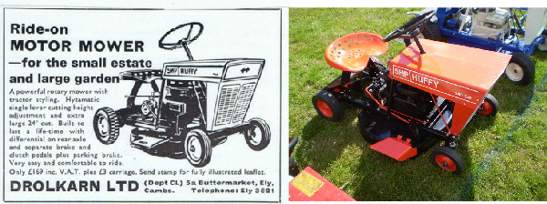 Huffy Mower Tractor Advert